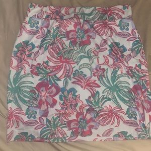 Small bright colorful golf skirt, lily pulitzer look alike, new w tags
